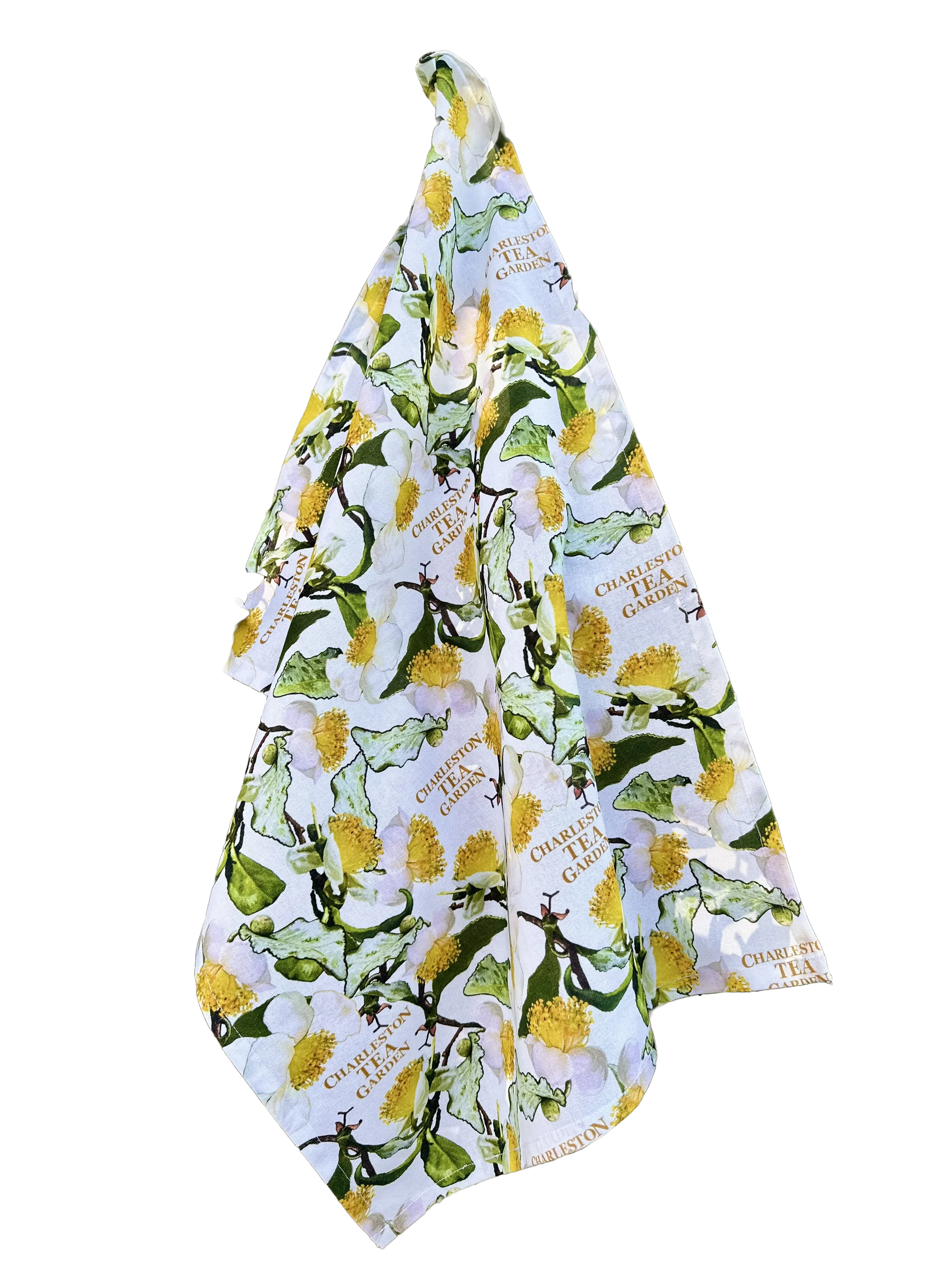 Charleston Tea Garden Tea Towels White