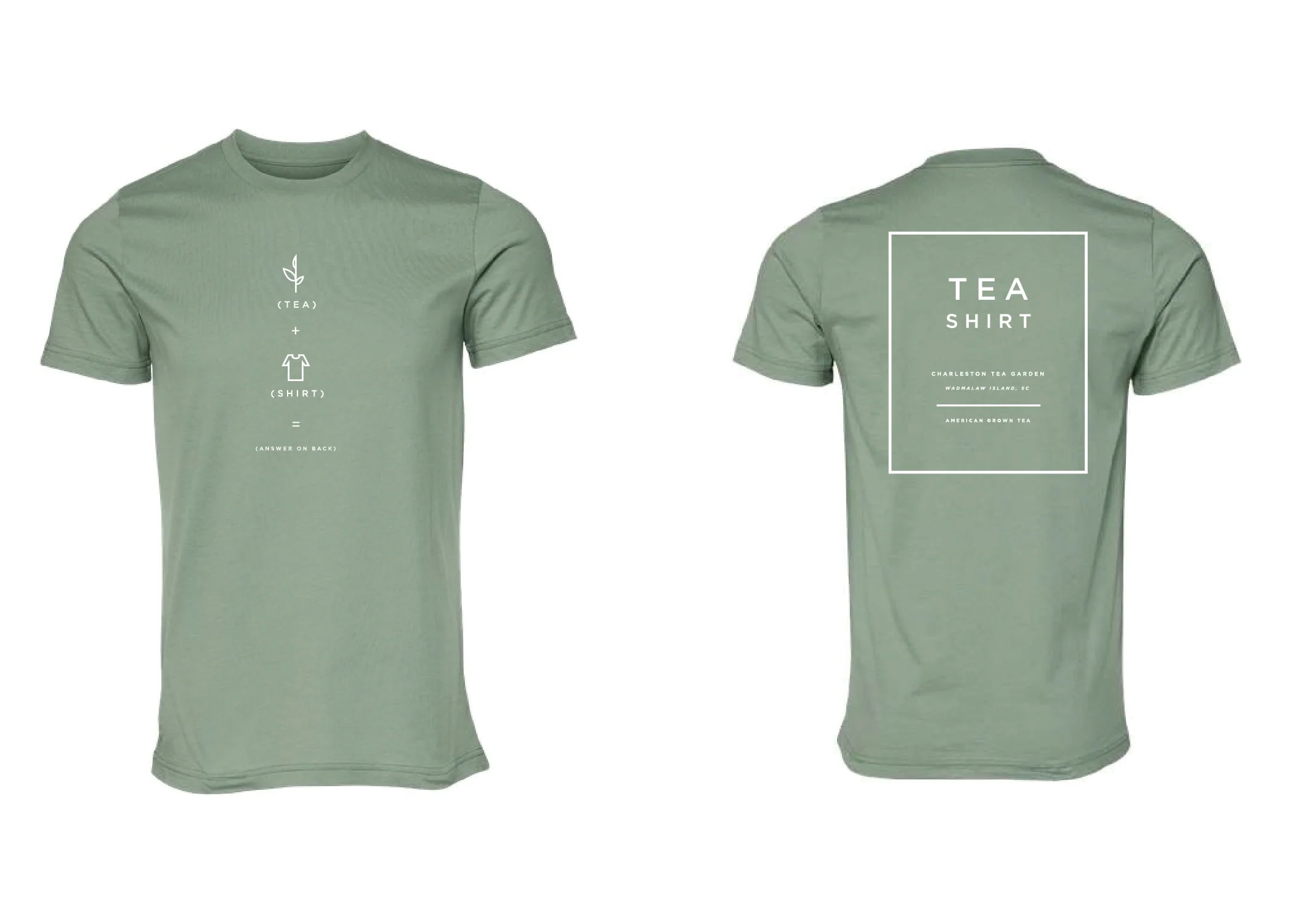 Tea Shirt Heather Sage - Image 3